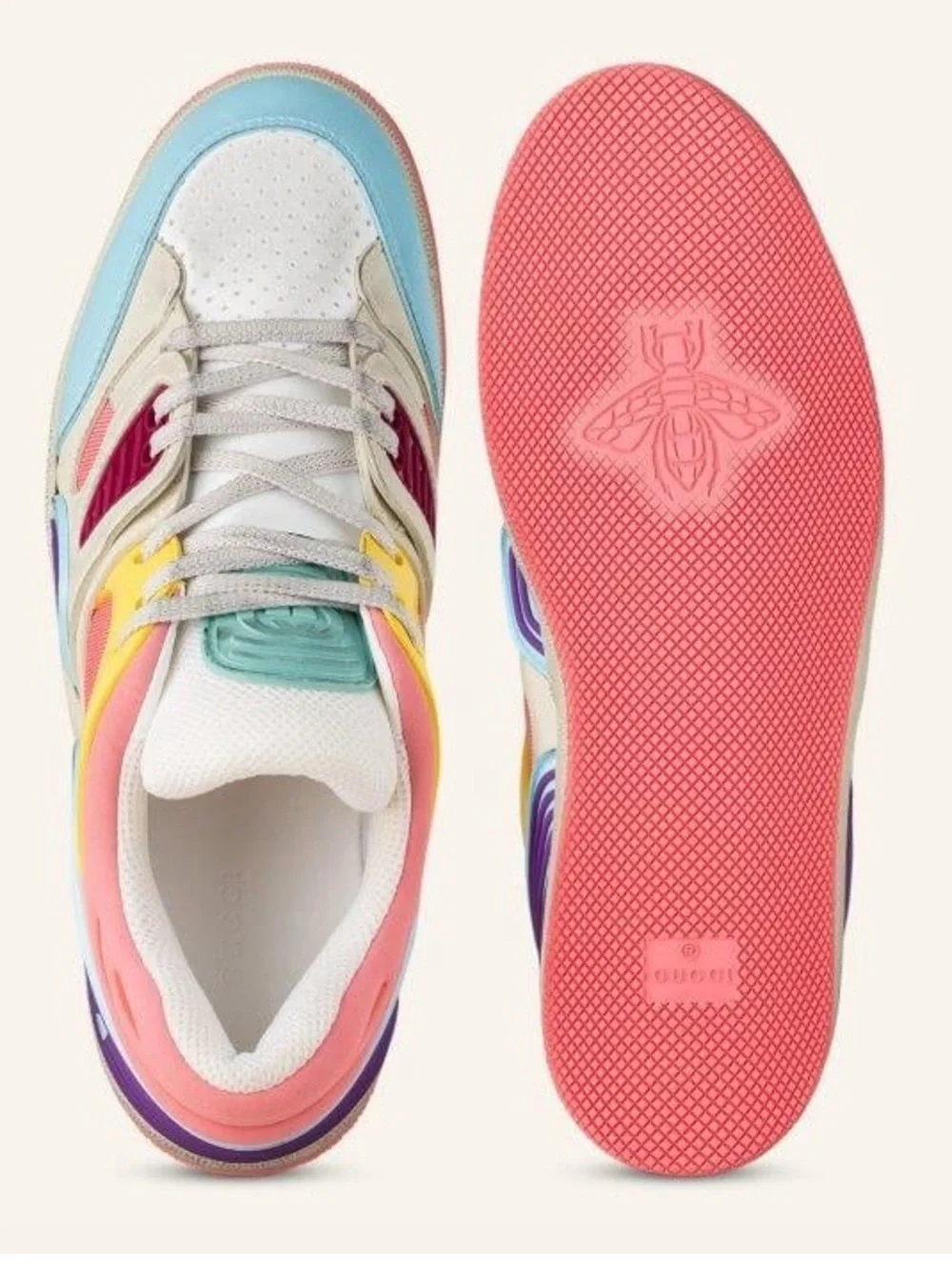 Gucci Demetra Womens Basket Low-Top Sneakers- SIZE 37